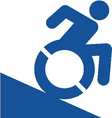 This Short Stroll Provides The Most Stunning Views - Handicap Stencil (402x414)