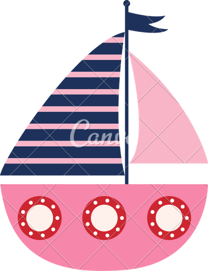 Pin Boat Clipart Transparent - Sail Boatvector (423x550)