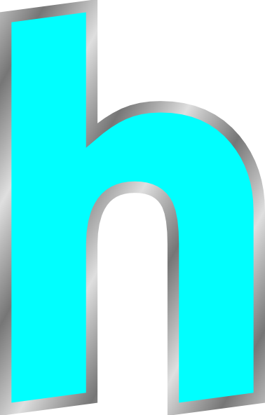 Letter H Clipart (378x592)
