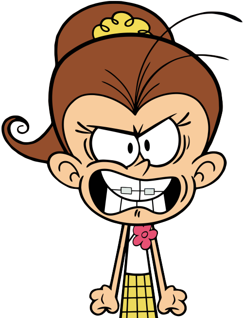 Angry Luan By Immakid - Loud House Luan Angry (500x655)