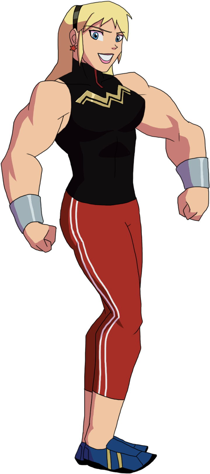 Amazon Wonder Girl By Depraveddefense - Justiça Jovem Moça Maravilha (770x1654)