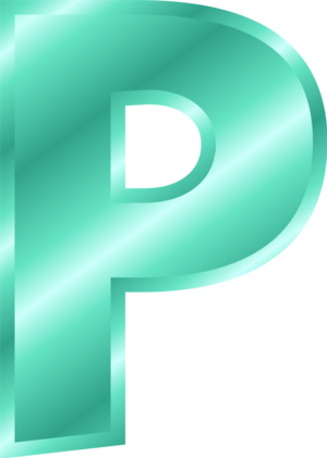 Letter P Clip Art The Best Worksheets Image Collection - Letter P In Gold (300x421)