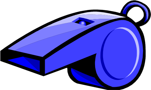 Coach Whistle Clip Art - Whistle Clipart Png (695x368)