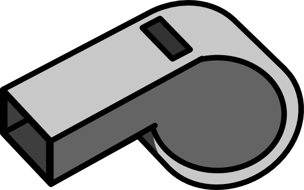 Whsitle Clip Art At Clker - Whistle Png (600x376)