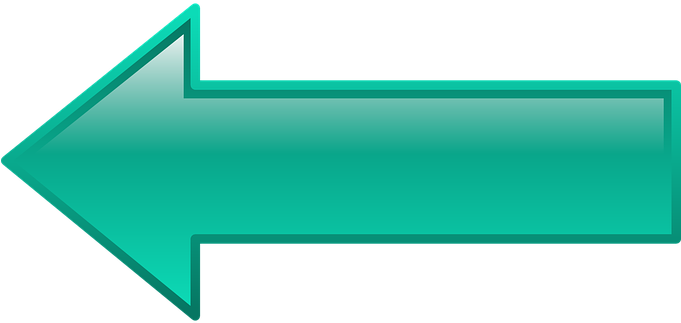 Free Vector Arrow Left Seagreen Clip Art - Clipart Pil (680x340)