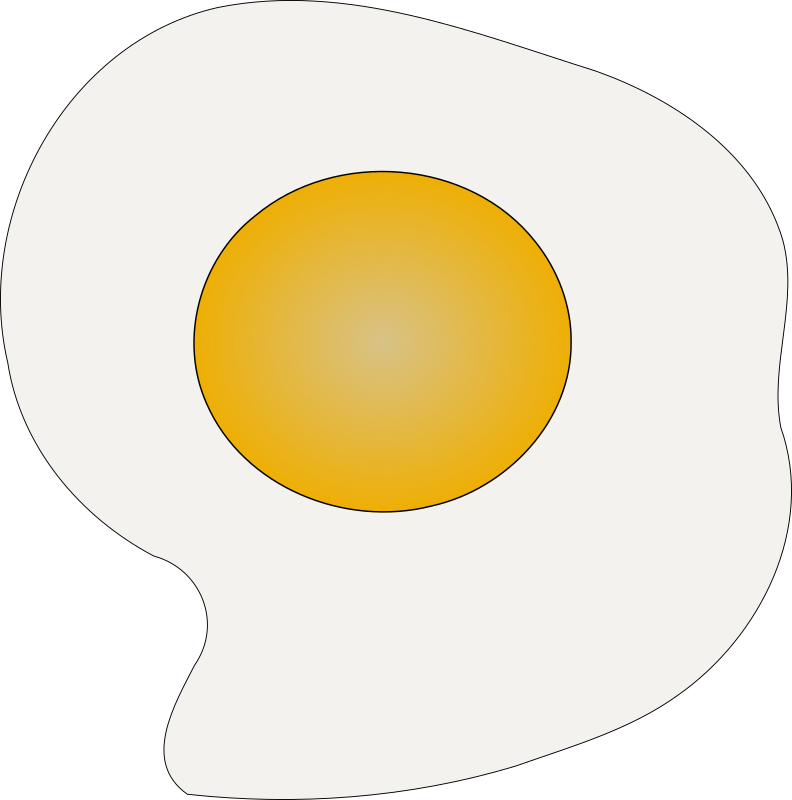 Free To Use & Public Domain Egg Clip Art - Cartoon Image Of Yolk (2376x2400)