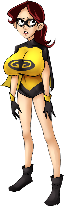 Golden Girl - Cartoon (361x918)