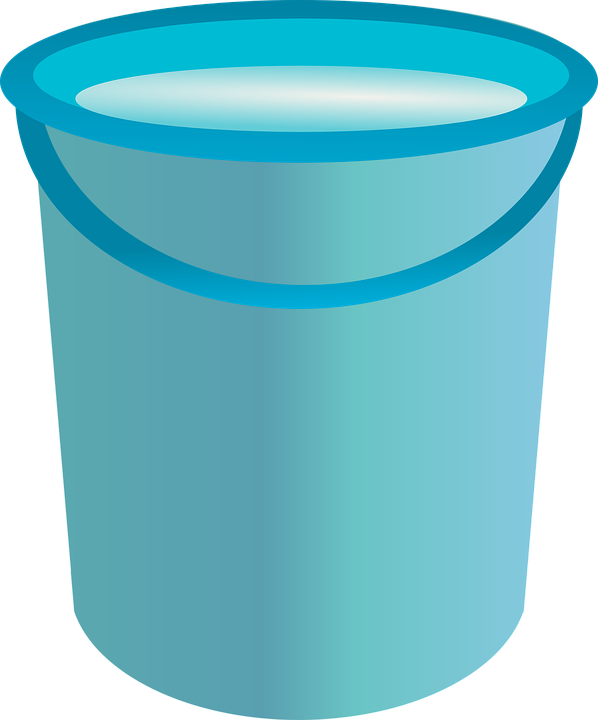 Bucket Clip Art 26, Buy Clip Art - Seau D Eau Png (598x720)