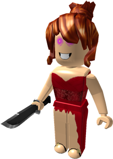 Red Dress Girl Red Dress Girl Roblox 420x420 Png Clipart