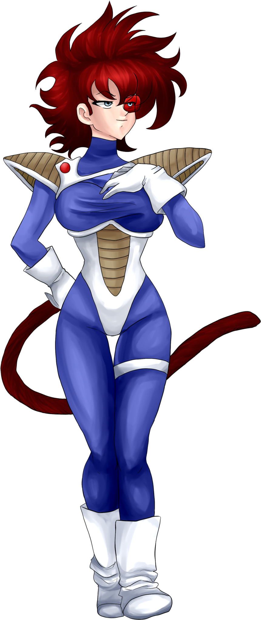 The Saiyan Girl 2012 By Salvamakoto - Dragon Ball Z (900x2101)