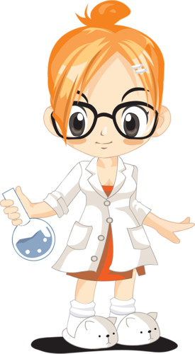 Album - Scientist Woman Cartoon (275x500)