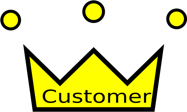 Lovely Idea Customer Clipart Glock Crown Is The King - Steria (600x443)