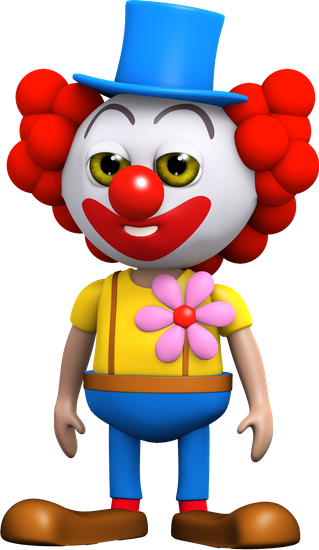 3d Clown - ליצן מצויר (319x550)