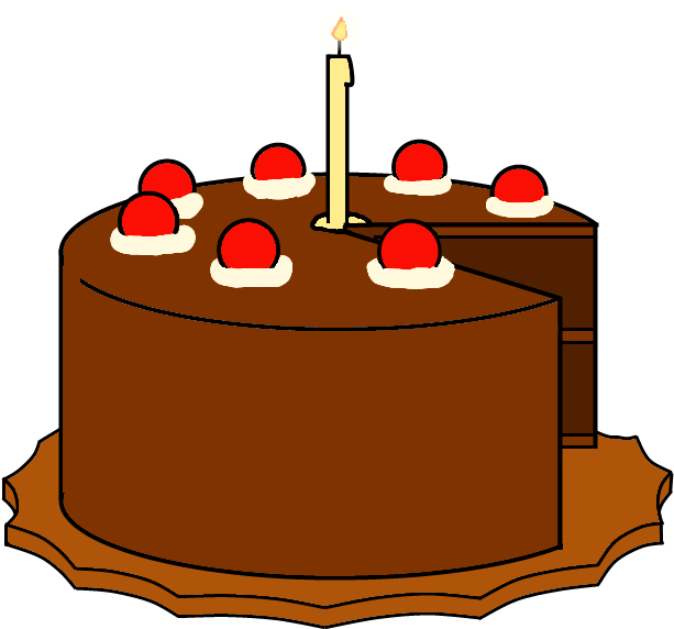 The Cake With A Missing Slice By Pseudospeed - Cake With Slice Missing Clipart (642x596)