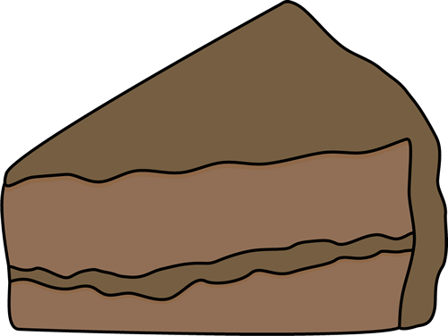 Slice Of Chocolate Cake Clip Art Image Slice Of Chocolate - Chocolate Cake (500x376)