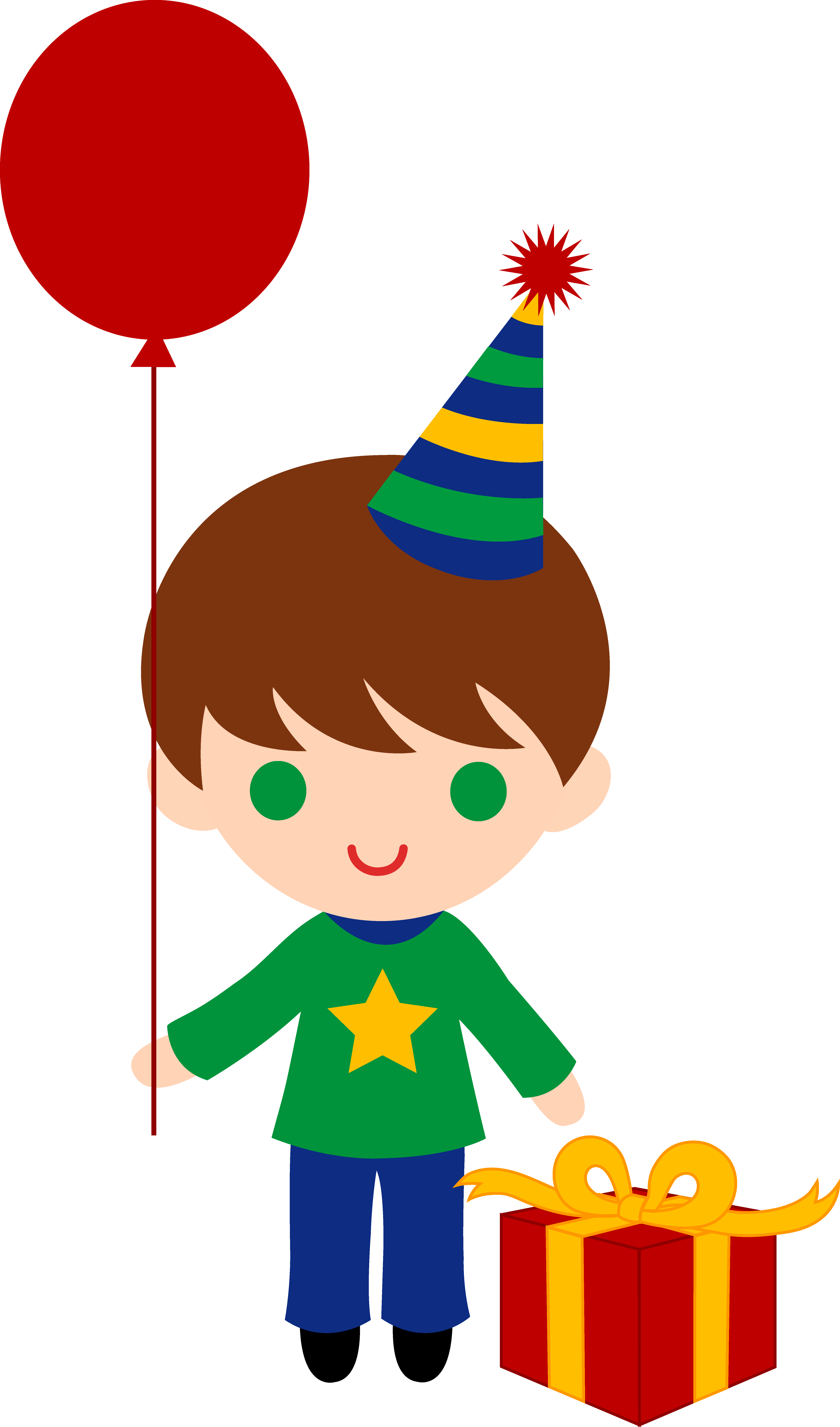 Cute Birthday Boy Clip Art - Birthday Boy Clipart (4949x8408)