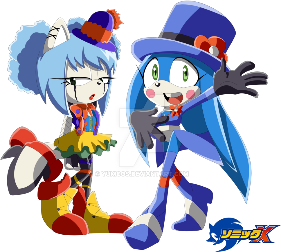 Here Come The Mobian Clown Girls By Yukicos - Comics (1024x919)