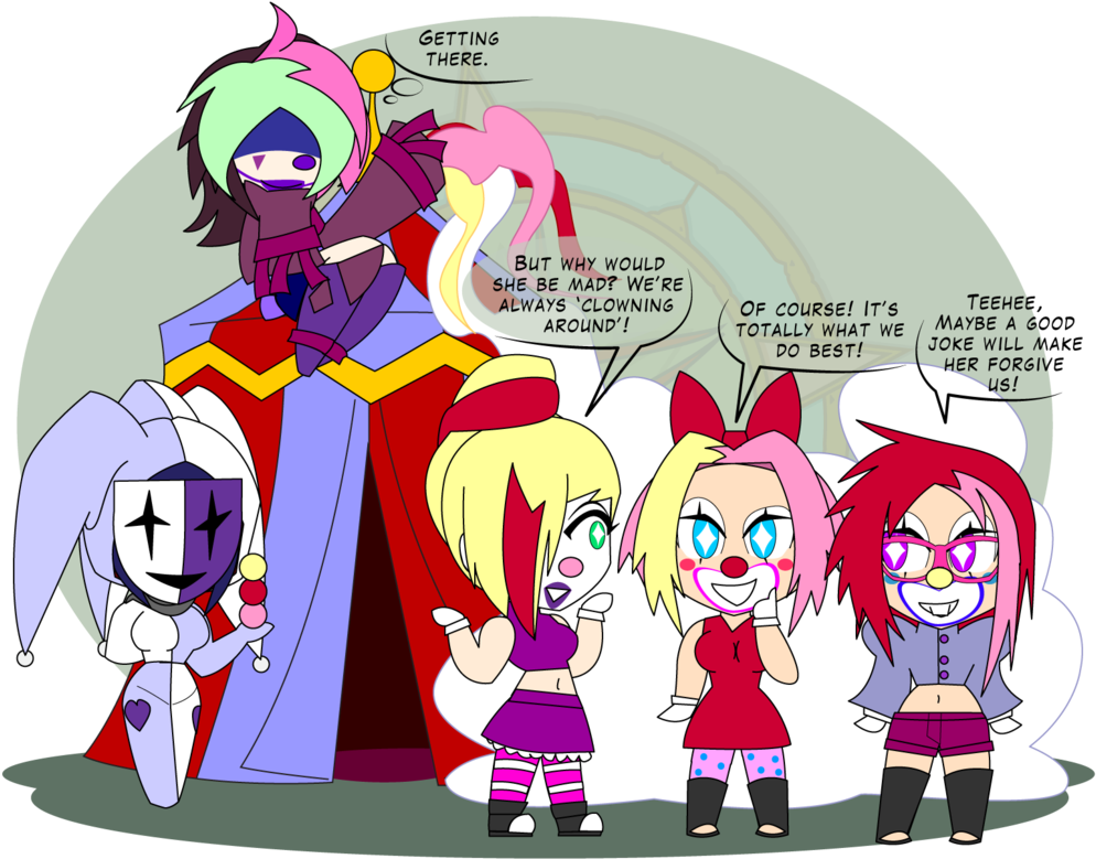 Dragon Fangx 33 44 The Ninja And The Clown 2 By Dragon - Clown Fetish Deviantart (1024x791)