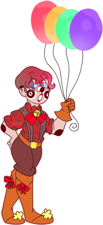 Looks Like I'm Participating In Clown Weeks Ouo/ This - Illustration (473x750)