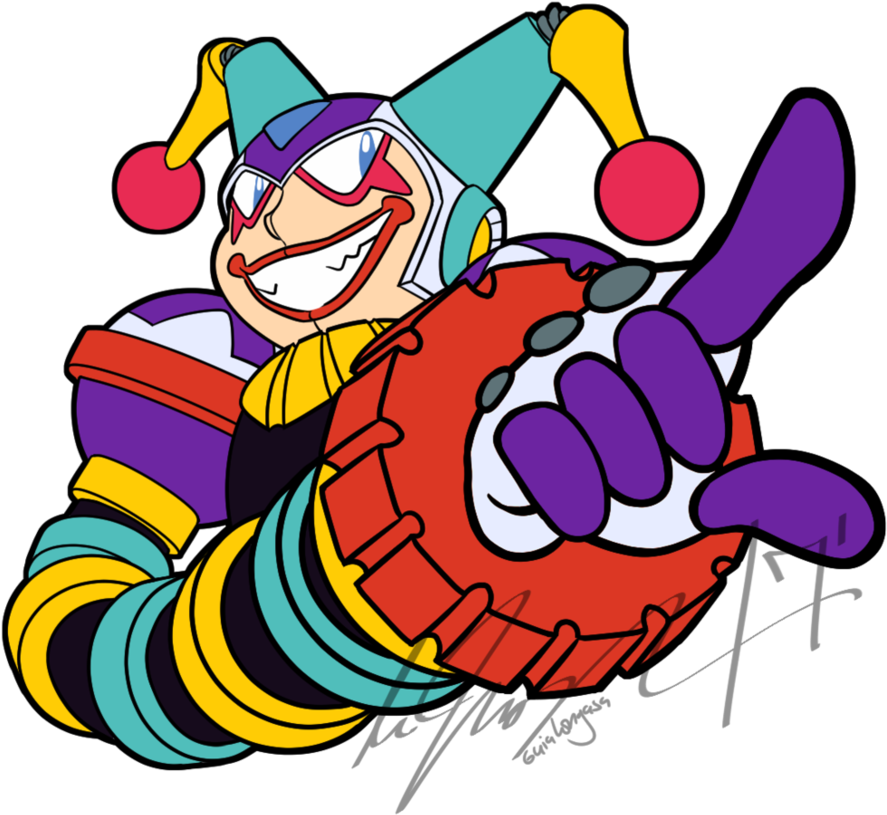 Clown Man By Whatifgirl - Mega Man 8 (928x861)