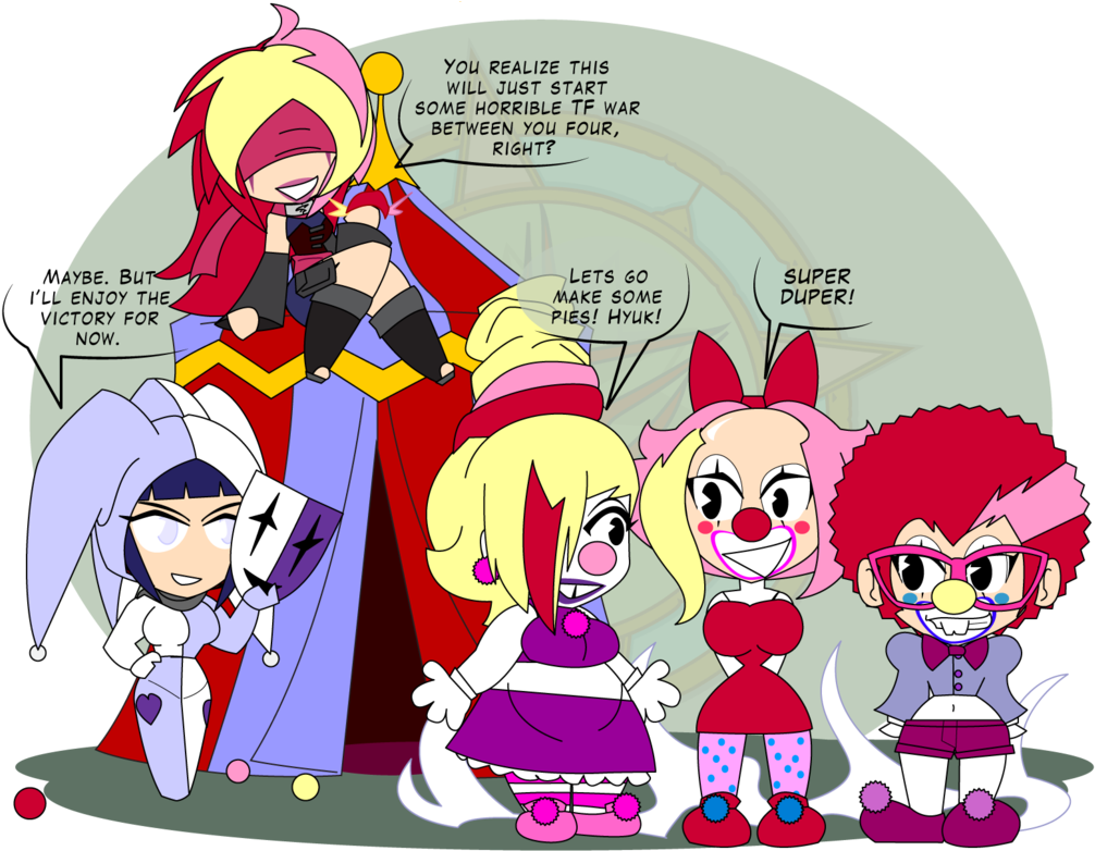 The Ninja And The Clown 4 By Dragon-fangx - Naruto Clown (1024x791)