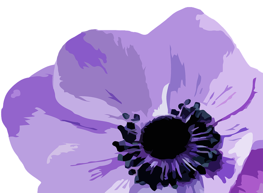 Purple Violet Cliparts 17, Buy Clip Art - Purple Flower Vector Png (960x655)