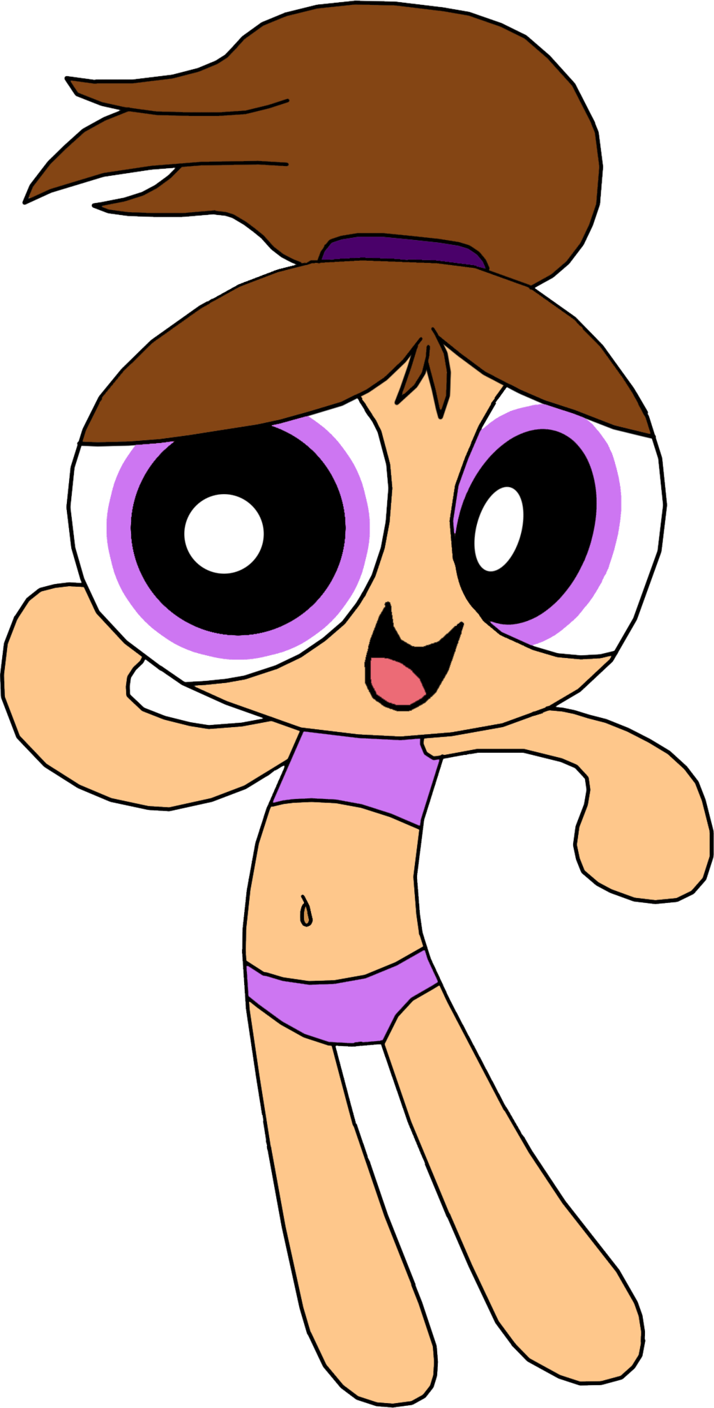 Bliss Swimsuit Drawing Bikini - Powerpuff Girl In Bikini (1024x2018)