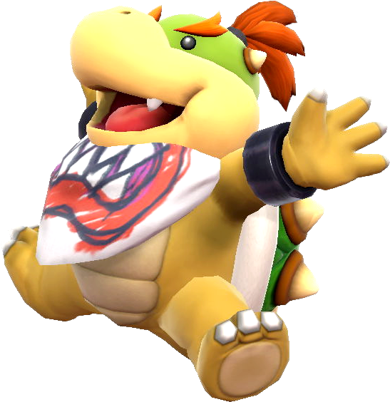 Bowser Jr Without Koopa Clown Car By Banjo2015 On Deviantart - Bowser Jr Koopa Clown Car (575x576)