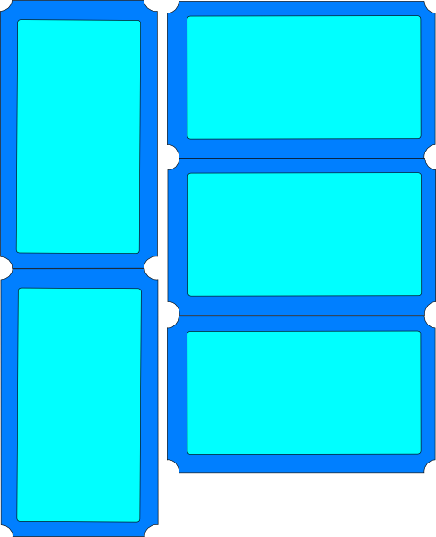 Blank Ticket Clip Art - Clip Art (486x599)