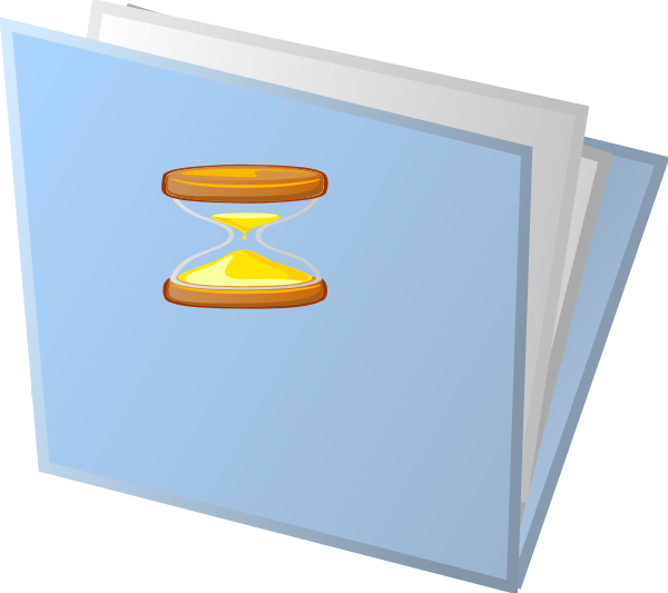 Temporary Folder Clip Art - File Folder (600x533)