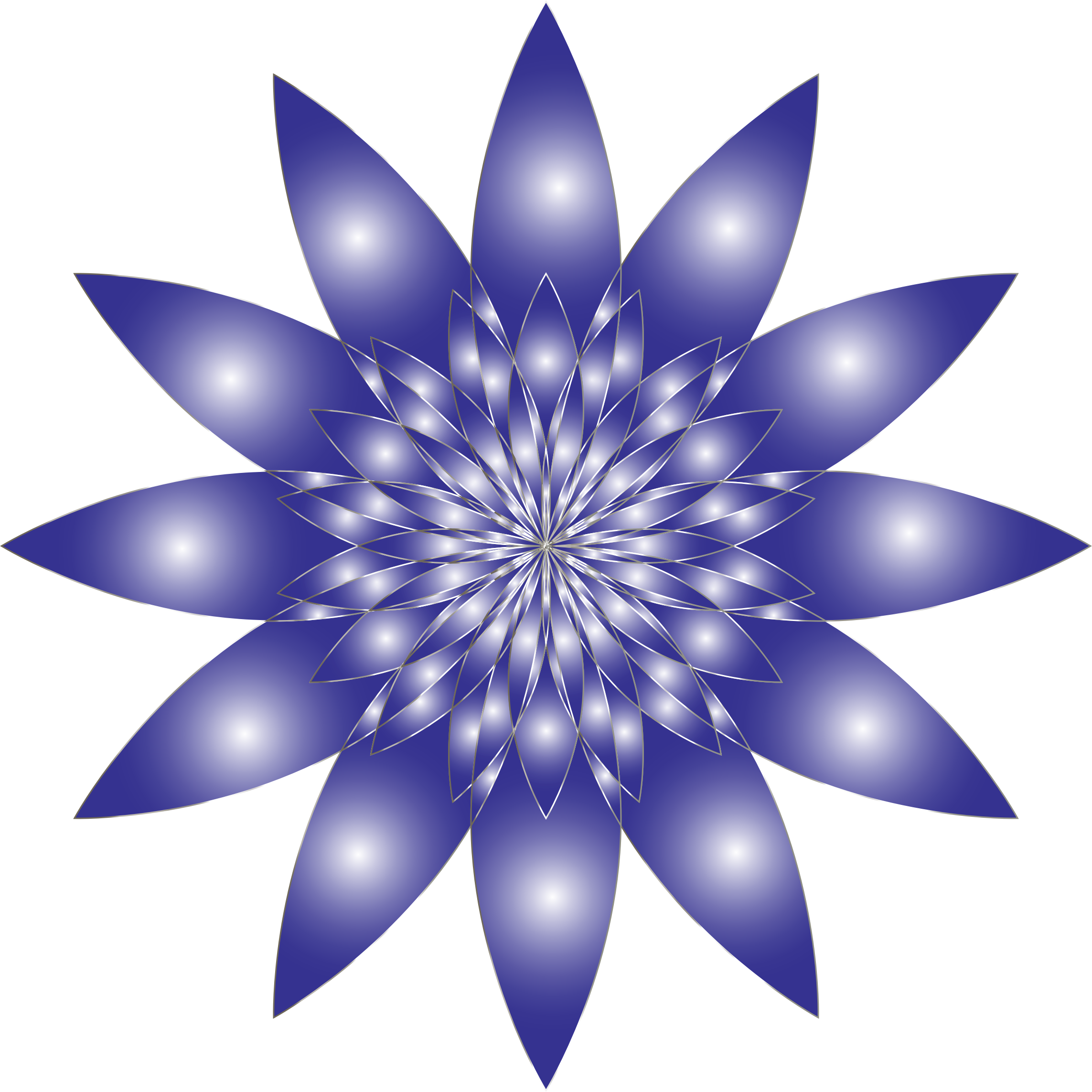 Clipart Purple Flower Clipart No Background - Clipart Purple Flower Clipart No Background (2286x2286)