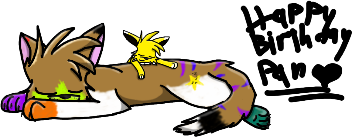 Happy Birthday Panny Boy By Nightthekittykat - Happy Birthday Panny Boy By Nightthekittykat (1199x666)