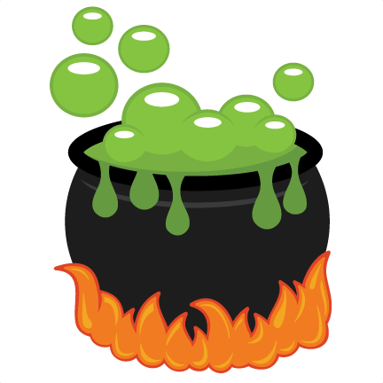 Halloween Cauldron Scrapbook Cut File Cute Clipart - Scalable Vector Graphics (432x432)