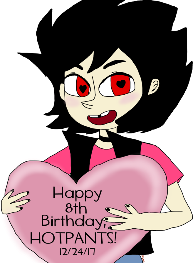 Happy Birthday, Hotpants By Clannfear-rock - Cartoon (894x894)