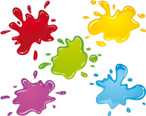Les Couleurs En Anglais - Vector Splats (600x600)