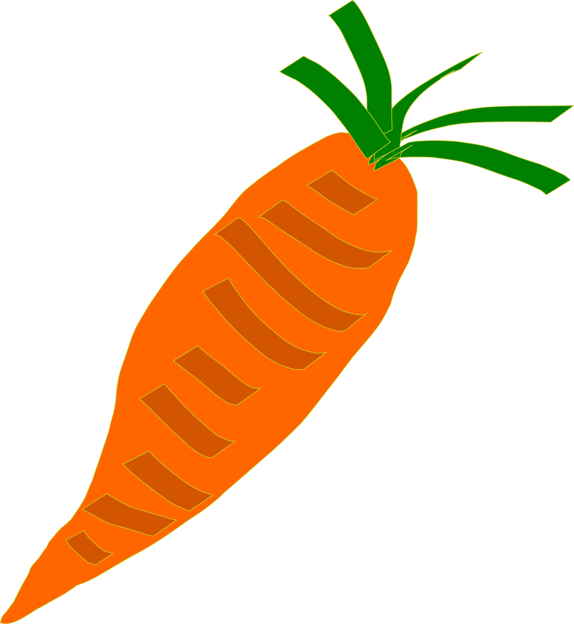 Carrot Clipart Orange Color - Carrot Clip Art (2206x2400)