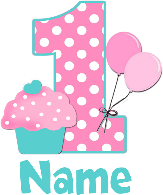 Graphics For 1st Birthday Cupcake Graphics - 1st Birthday Clipart Png (700x700)