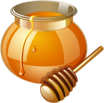 Pot De Miel - Apple And Honey Clipart (405x400)