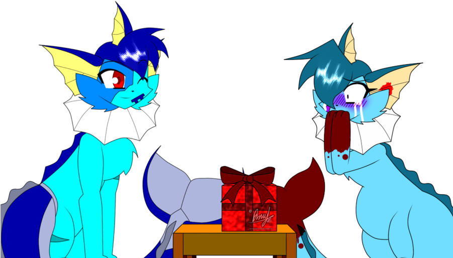 Happy Birthday, Sister By Derekthevaporeon - Pokemon Pregnant Vaporeon (900x681)