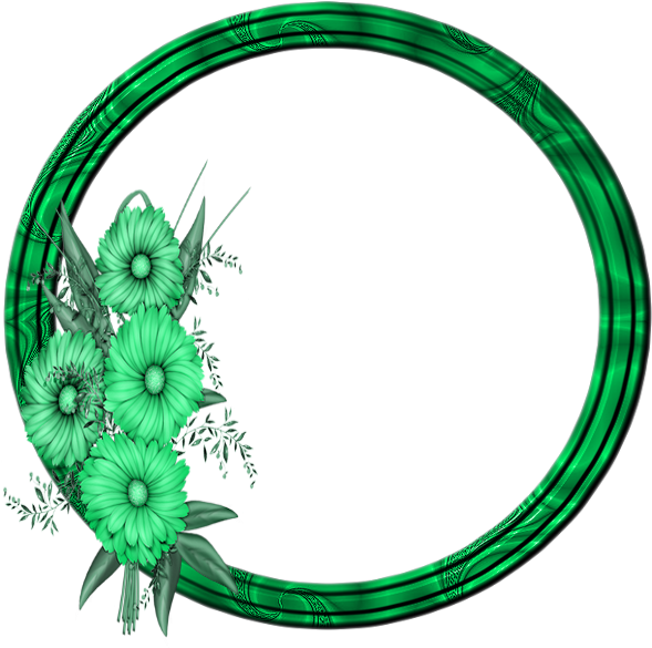 Tube Cadre Fleur - Floral Design (600x600)