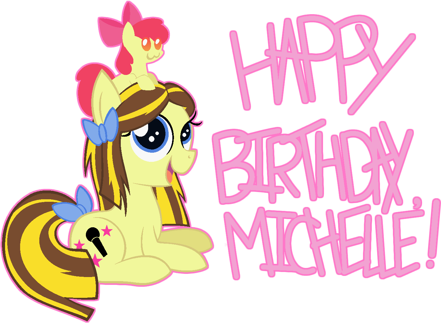 Mylittlepon3lov3 Happy Birthday, Michelle Creber By - Michelle Creber Pony Oc (1460x1040)