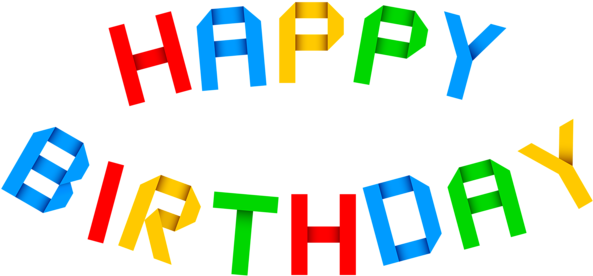 Happy Birthday Transparent Clip Art Image - Birthday (600x283)