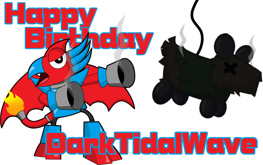 Happy Birthday, Darktidalwave By Mfloras - Birthday (900x567)