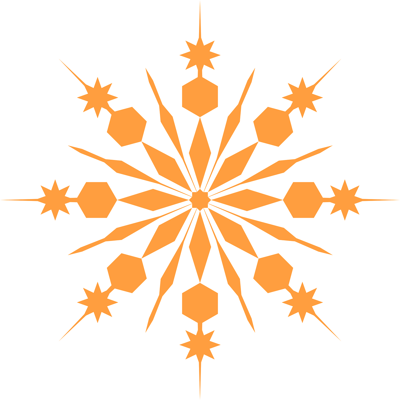 Pink Snowflakes (1280x1280)