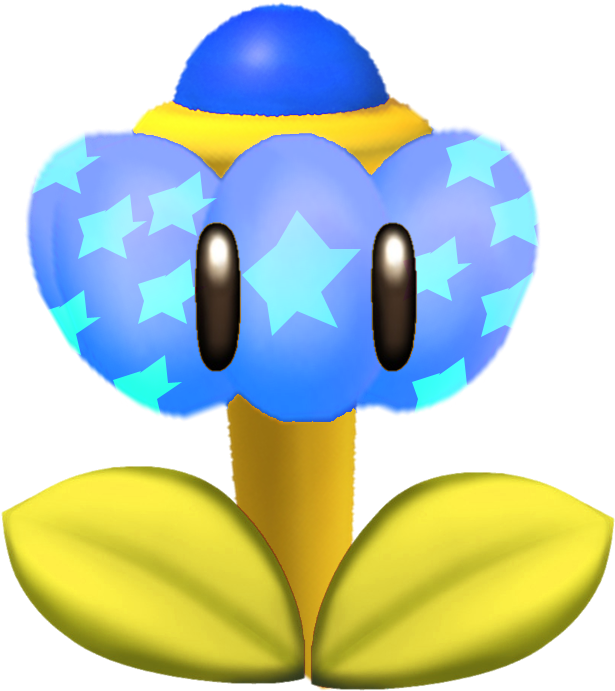 Magic Flower - Lightning Flower Mario (829x833)