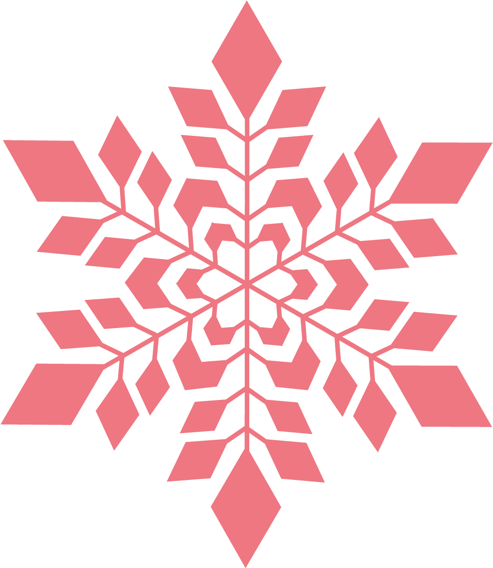 Snowflake Transparent - Pink Snowflake Transparent Background (1181x1181)