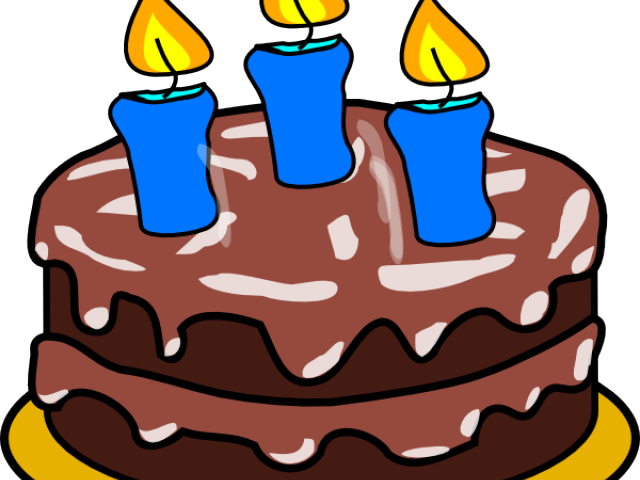 Birthday Cake Clipart Candle - Birthday Cake Clip Art (640x480)