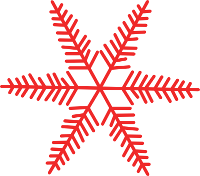 My Box Of Vintage Stuff - White Snowflake Throw Pillow 16"x16" - Surya (400x351)