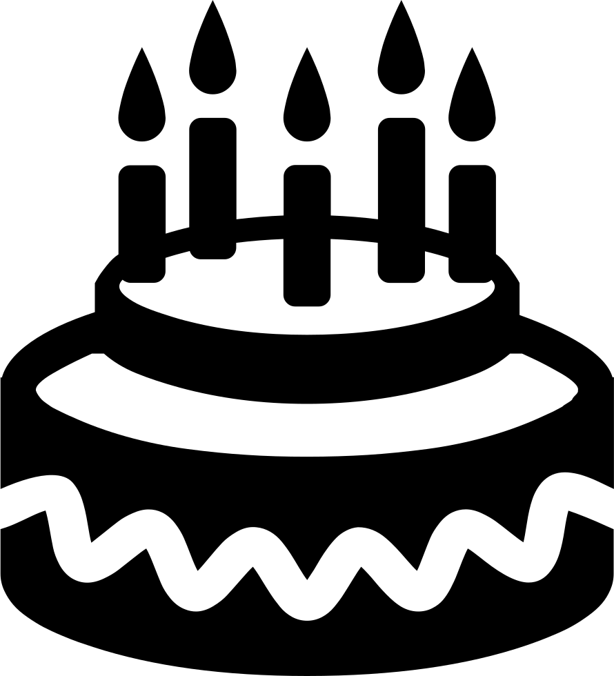 Birthday Cake Comments - Birthday Cake Icon Free (890x980)