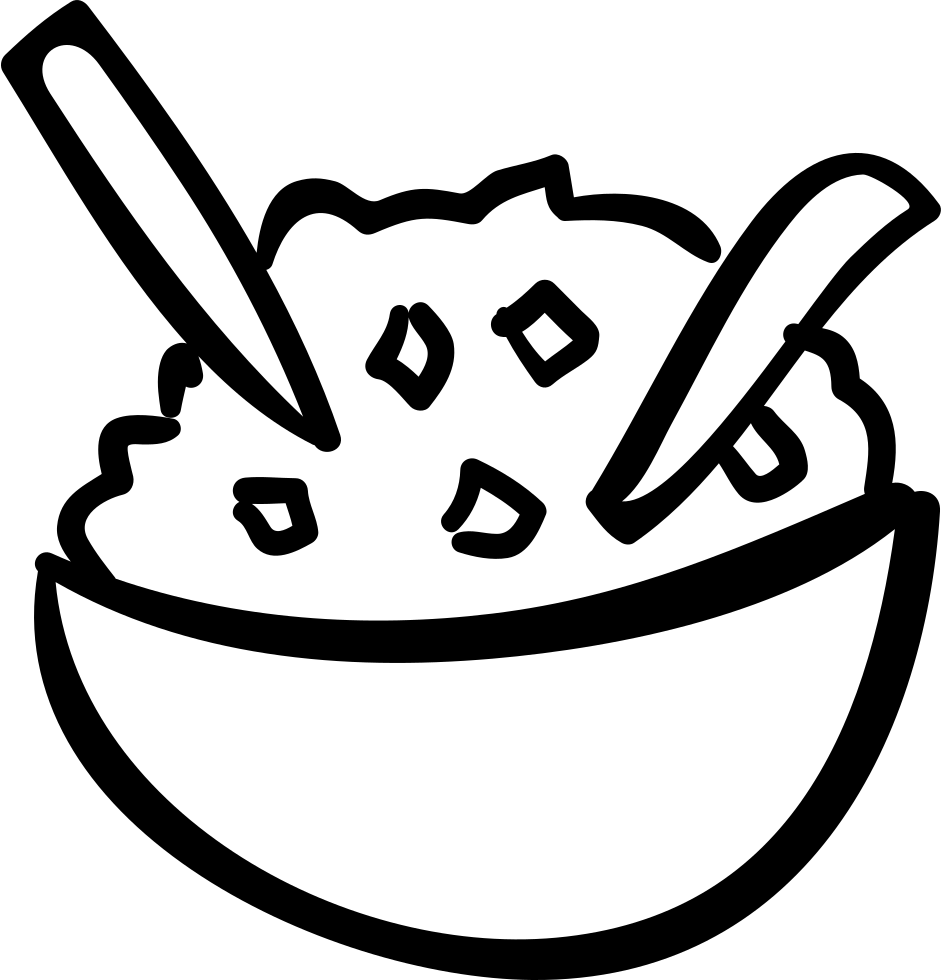 Rice Bowl Svg Png Icon Free Download - Rice In Bowl Logo (941x980)